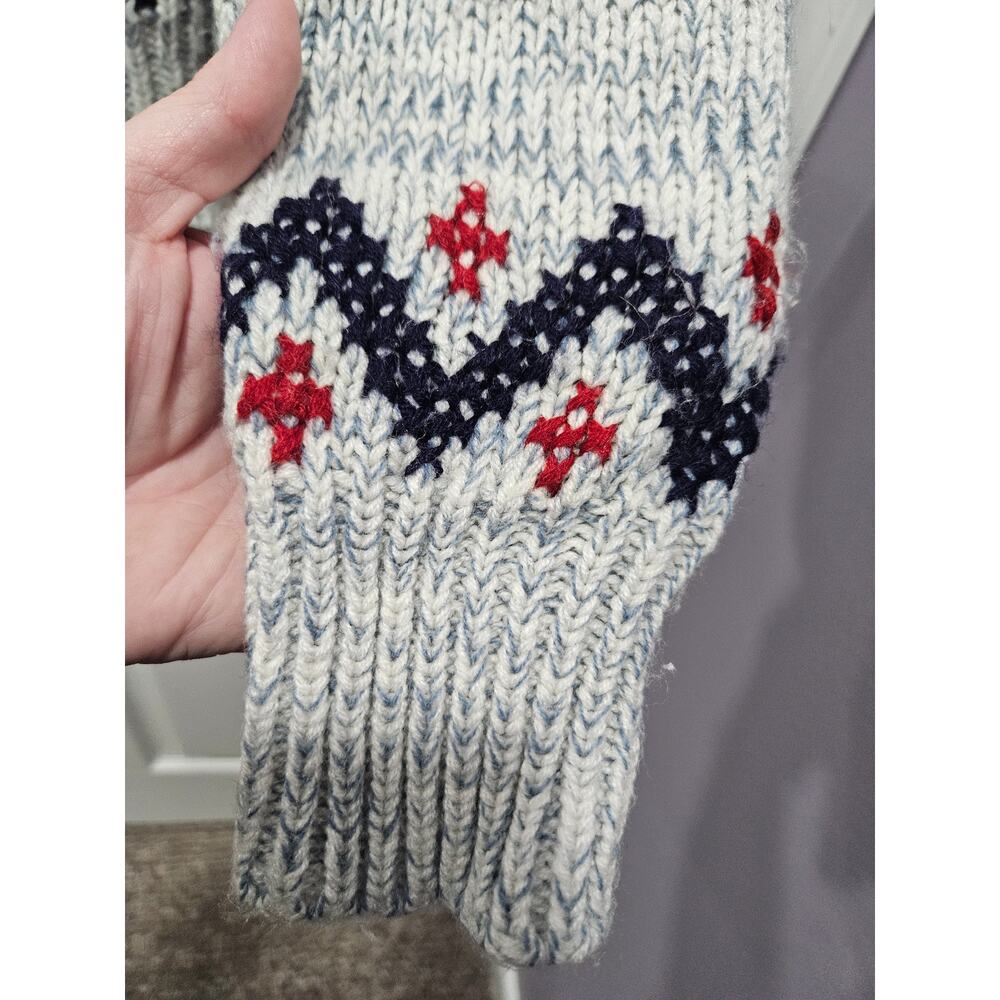 Vintage 90's Christopher Rand Acrylic Sweater Grandpa Grandpacore Size L - Picture 10 of 16